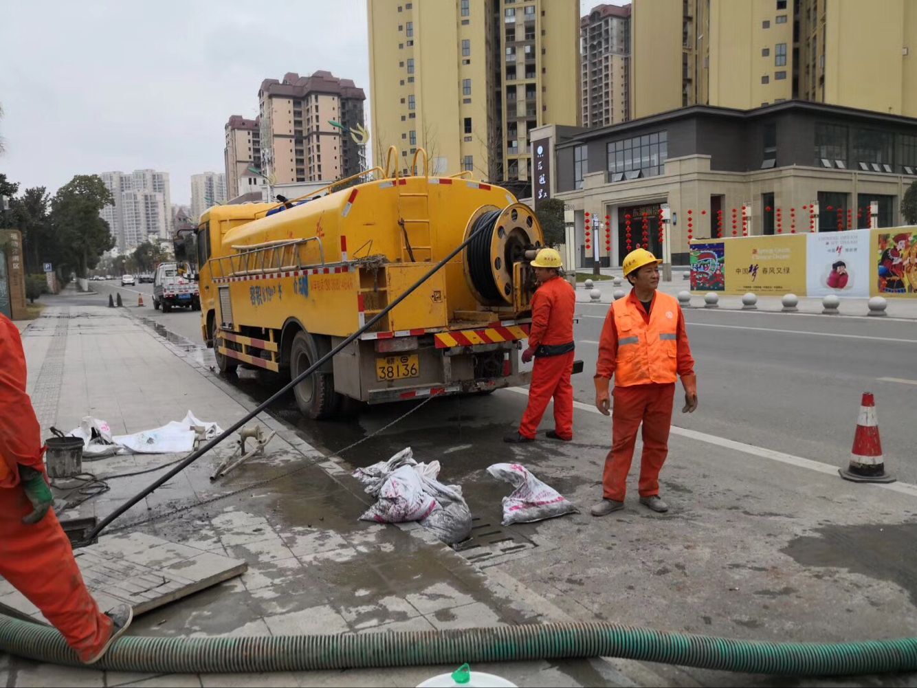 青神排污管道清淤-管道清洗